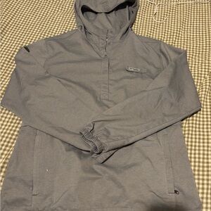 Men's Gray Hooded Jacket